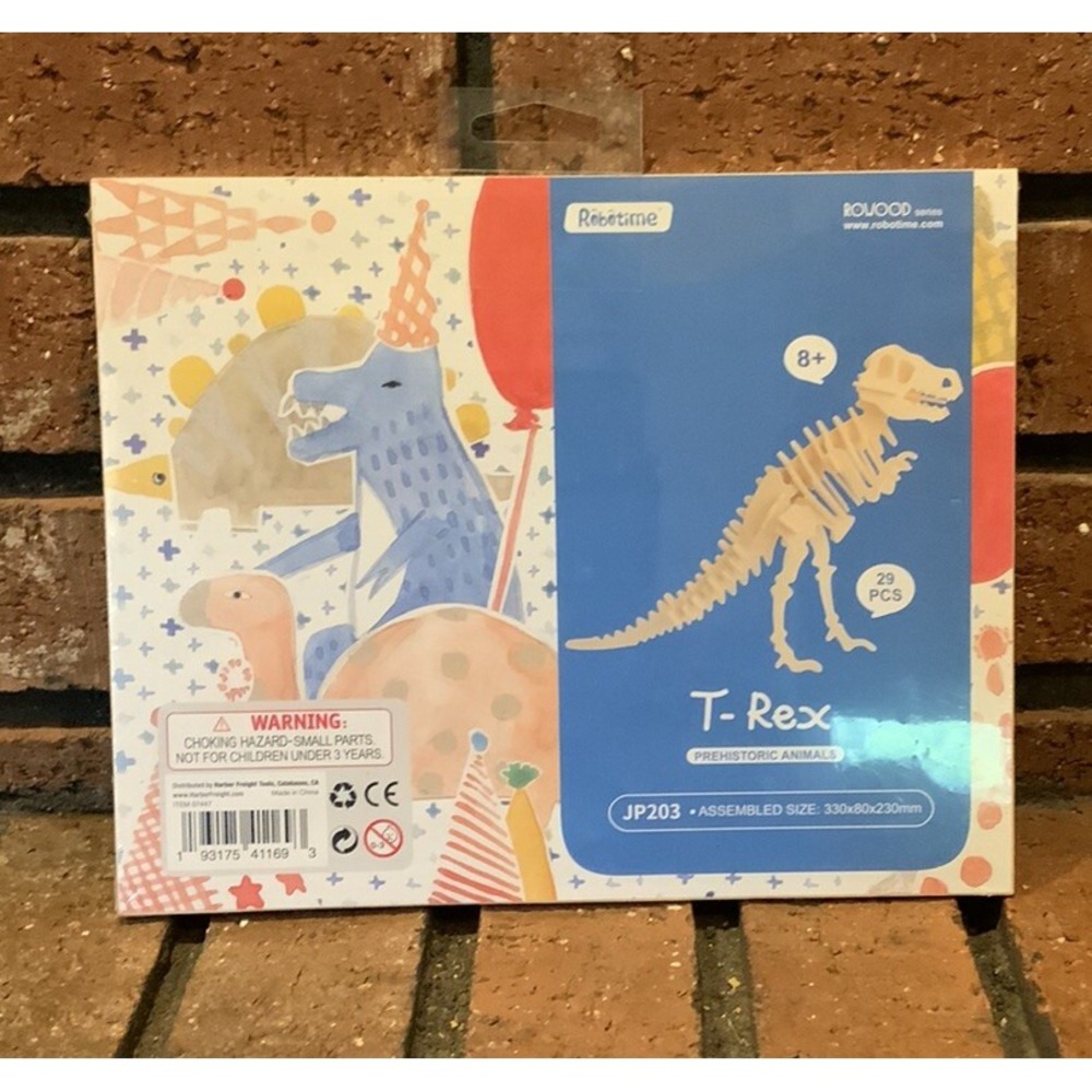 ROBOTIME 3D‎ Wooden Puzzle Triceratops 23 pcs model JP230